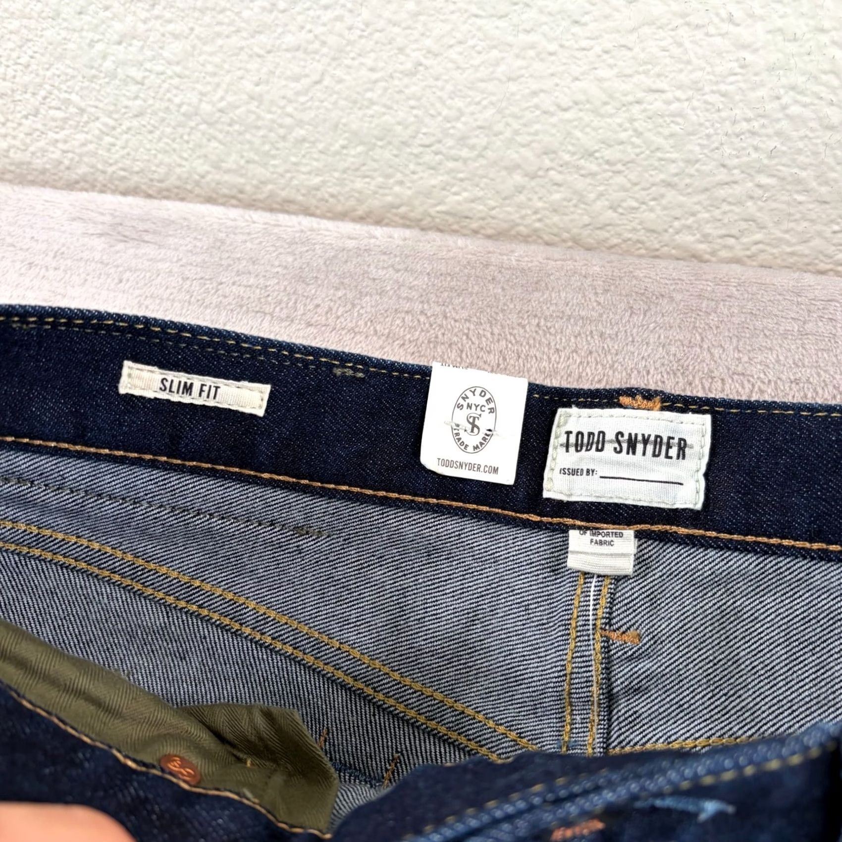 Todd Snyder Todd Snyder Slim Fit Stretch Jeans Indigo Rinse Wash Men 30x32 Slim Jeans 5-Pocket City USA Modern Denim Slim Fit Mens Clothing Blue Indigo Wash NWT Size US 30 / EU 46 - 4 Thumbnail