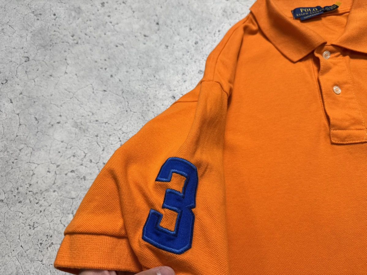 Polo Ralph Lauren Polo Ralph Lauren Big Pony #3 Vintage Polo Shirt PRL Orange Size US XXL / EU 58 / 5 - 6 Thumbnail