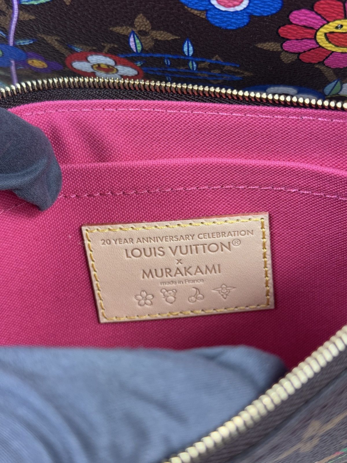 Louis Vuitton × Takashi Murakami MONOGRAM FLOWER PRINT MM NEVERFULL BAG M13271 Size ONE SIZE - 10 Thumbnail
