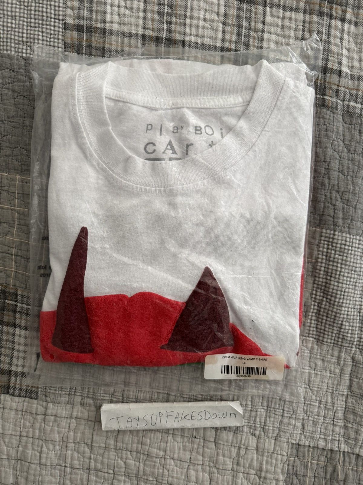 Cactus Plant Flea Market × Playboi Carti Cactus Plant Flea Market x Playboi Carti King Vamp T-Shirt Size US L / EU 52-54 / 3 - 3 Thumbnail