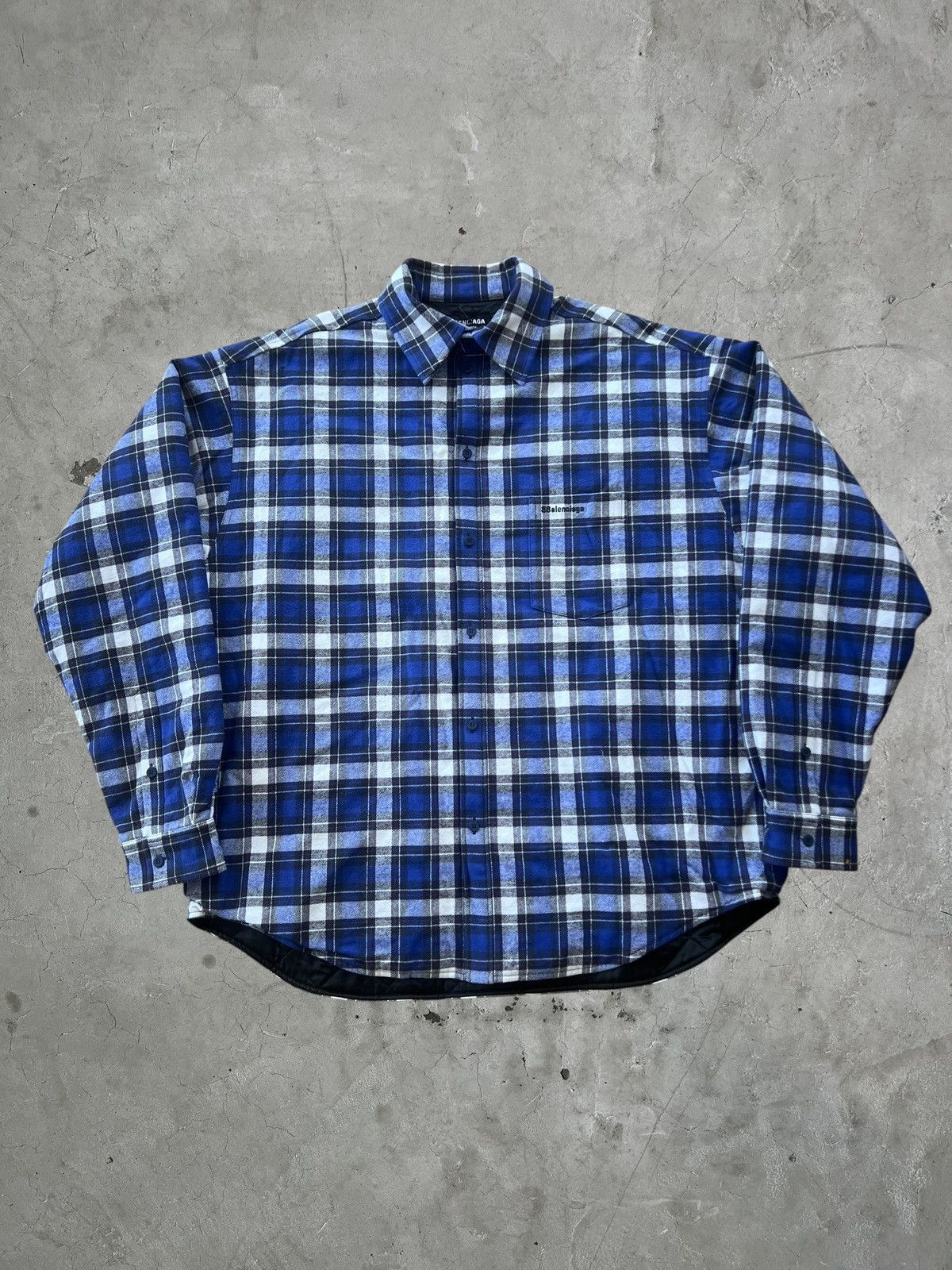 Balenciaga Balenciaga Quilt Lined Flannel Size US XL / EU 56 / 4 - 1 Thumbnail