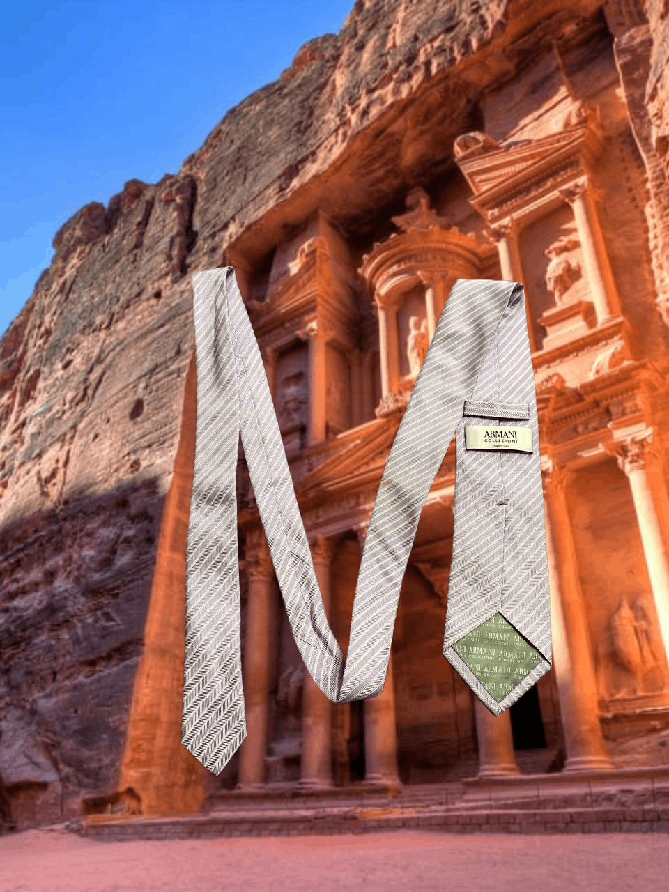Armani Collezioni Tie Vintage Armani Collezioni One size luxury Y2K Size ONE SIZE - 1 Thumbnail