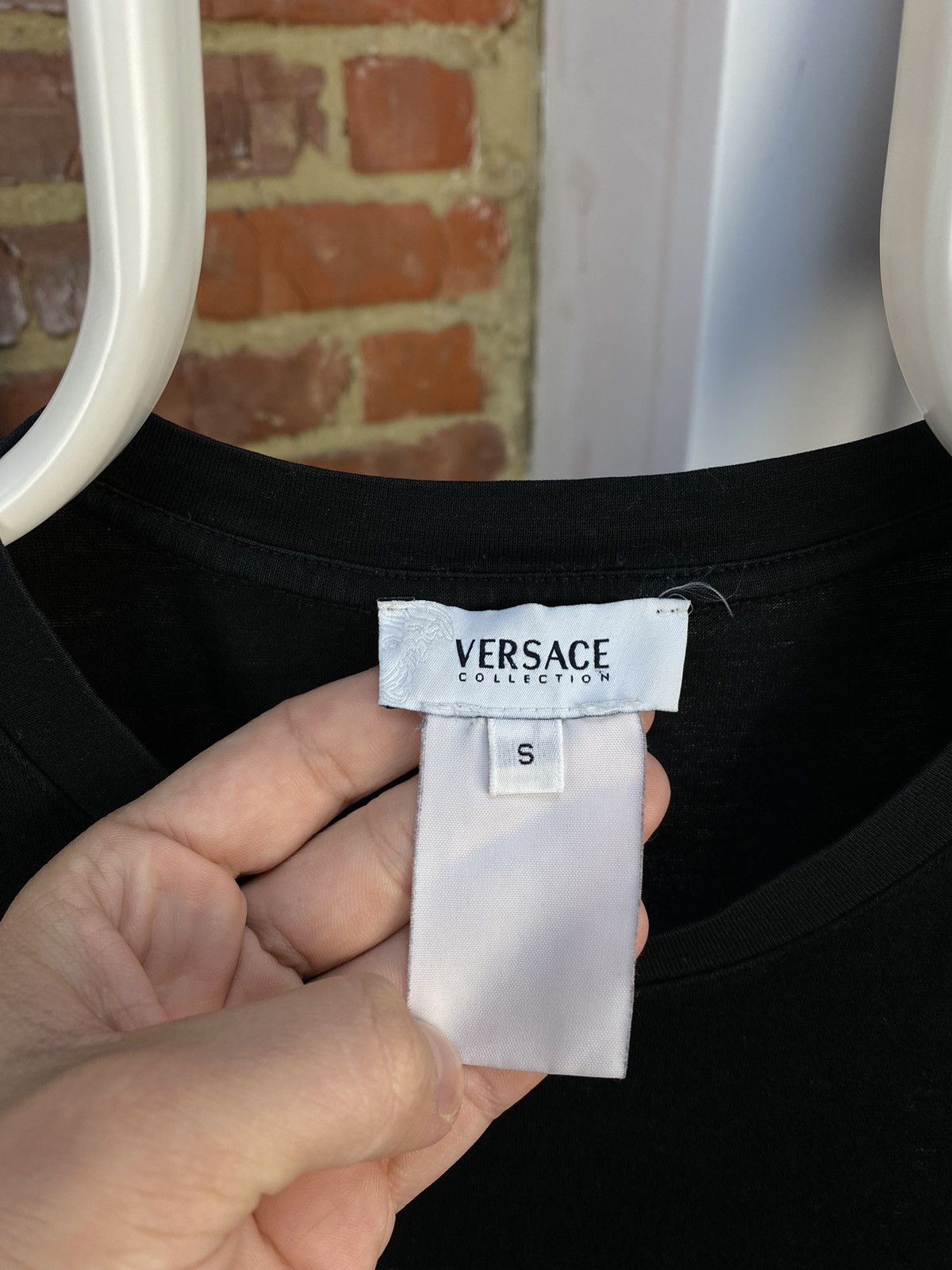 Versace Versace Collection Mens Black T-Shirt Size US S / EU 44-46 / 1 - 4 Thumbnail