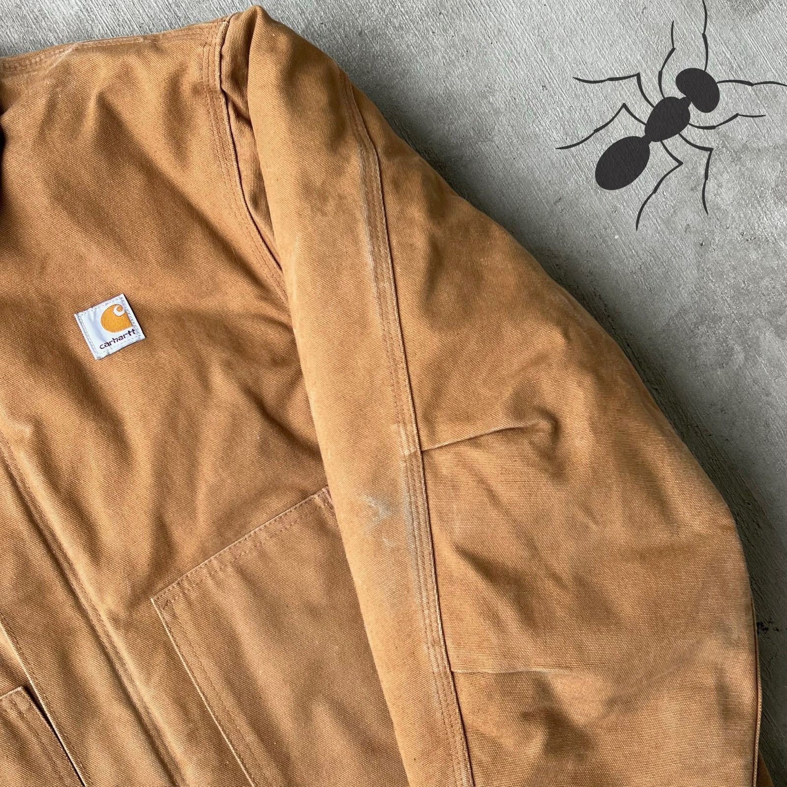 Carhartt × Vintage Carhartt J02 BRN brown work wear jacket Size US L / EU 52-54 / 3 - 8 Thumbnail