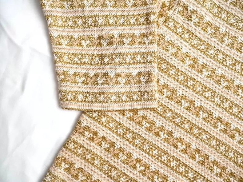 Kenzo KENZO Vintage blue gold knit sweater Size M / US 6-8 / IT 42-44 - 7 Thumbnail