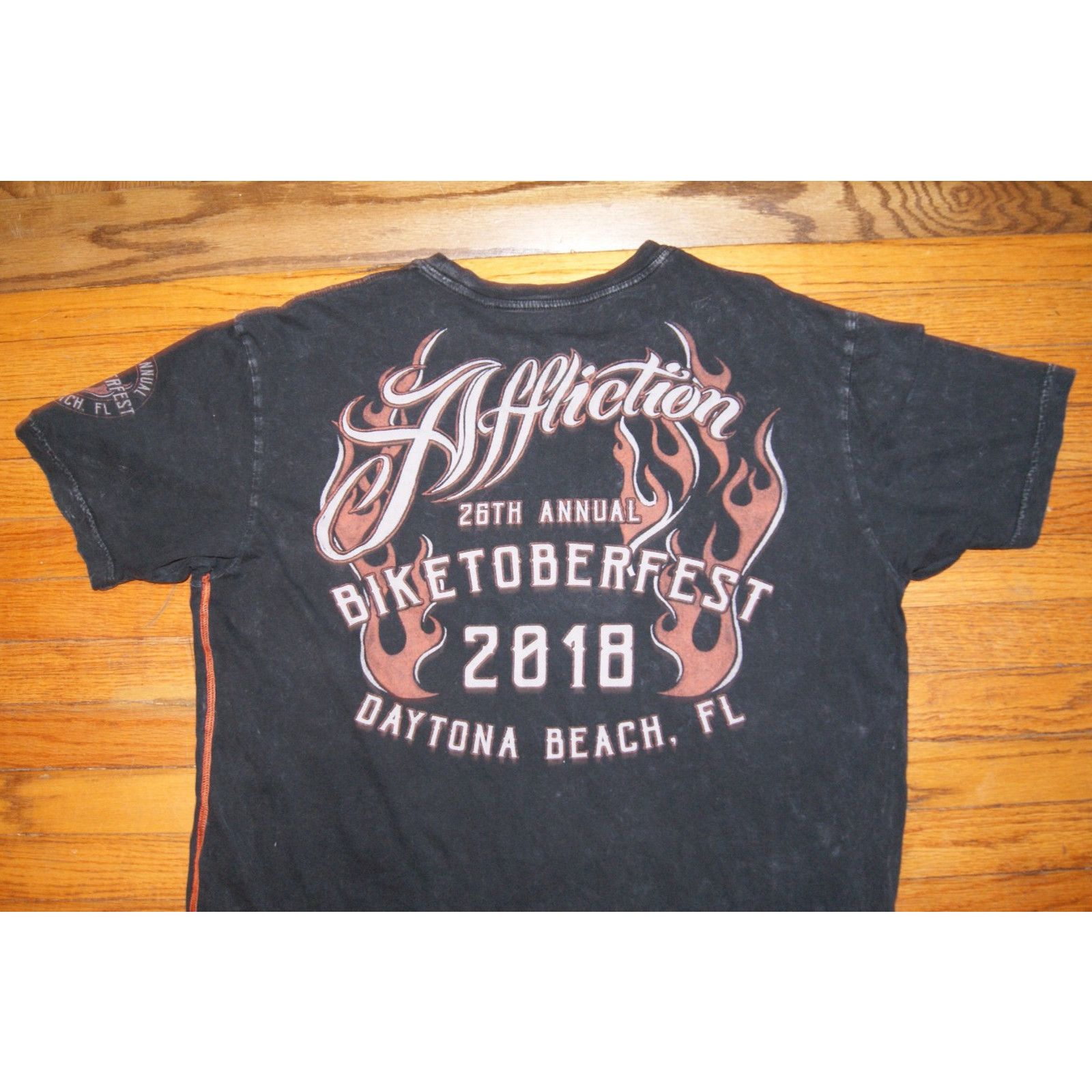Affliction Affliction Daytona Bike Week 2018 Biketoberfest XL TShirt Size US XL / EU 56 / 4 - 6 Thumbnail