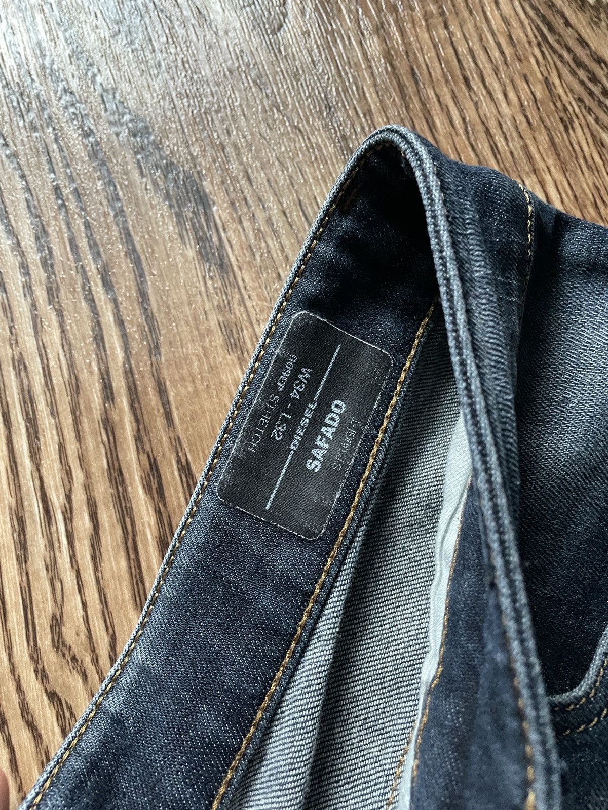 Diesel Diesel Safado Jeans Men Size 34x32 Straight Fit Stretch Size US 34 / EU 50 - 11 Thumbnail