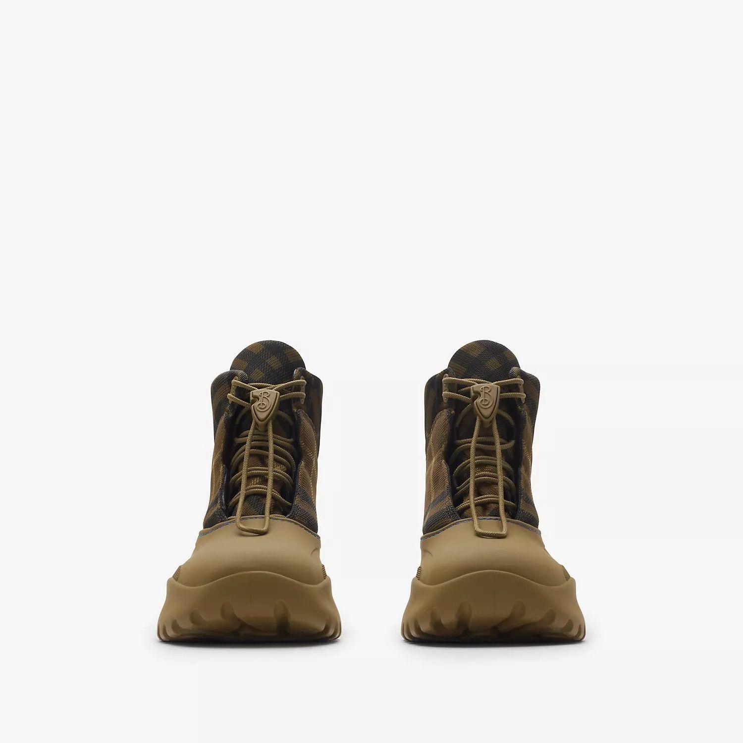 Burberry BURBERRY Scoot Furrow Check Boots New Authentic Size US 11 / EU 44 - 2 Thumbnail