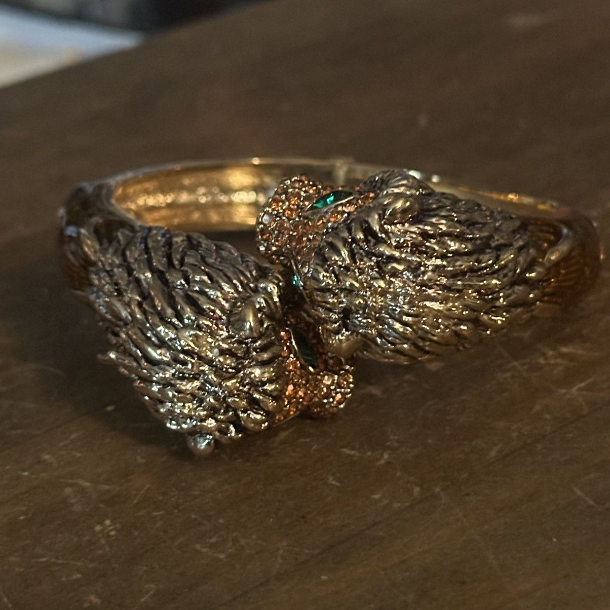 Vintage Vintage JC Thailand lions head wrap bangle bracelet Size ONE SIZE - 6 Thumbnail