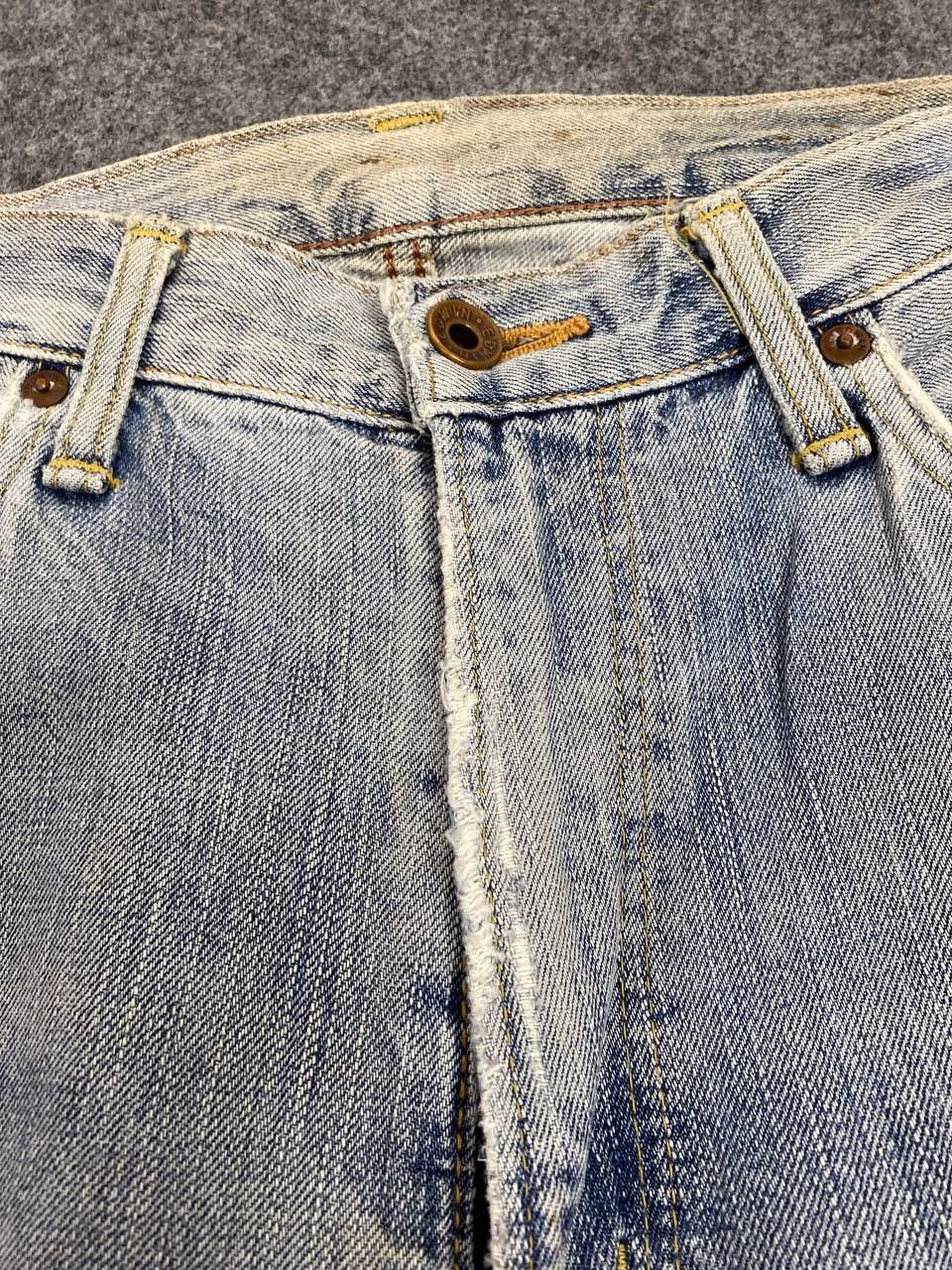 Edwin vintage edwin 505zx selvedge distressed denim Size US 34 / EU 50 - 16 Thumbnail