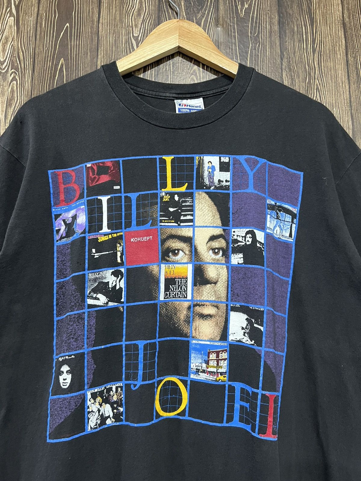 Band Tees × Vintage Vintage 80s Billy Joel World Tour Tshirt Size US L / EU 52-54 / 3 - 2 Thumbnail