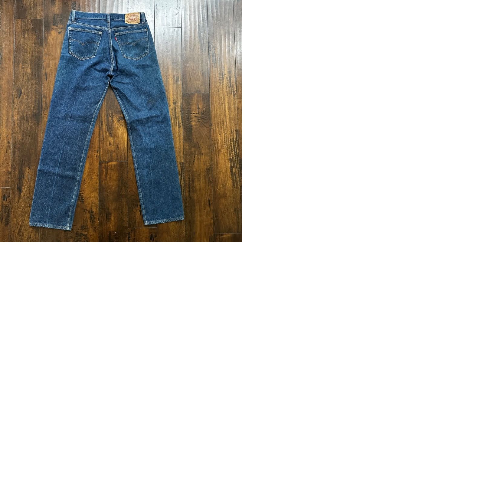 Levi's VINTAGE Levi's 501 Jeans Button Fly 33x36 USA Tag Blue Straight 90s Mens Pants Regular Jeans Size US 33 - 10 Thumbnail