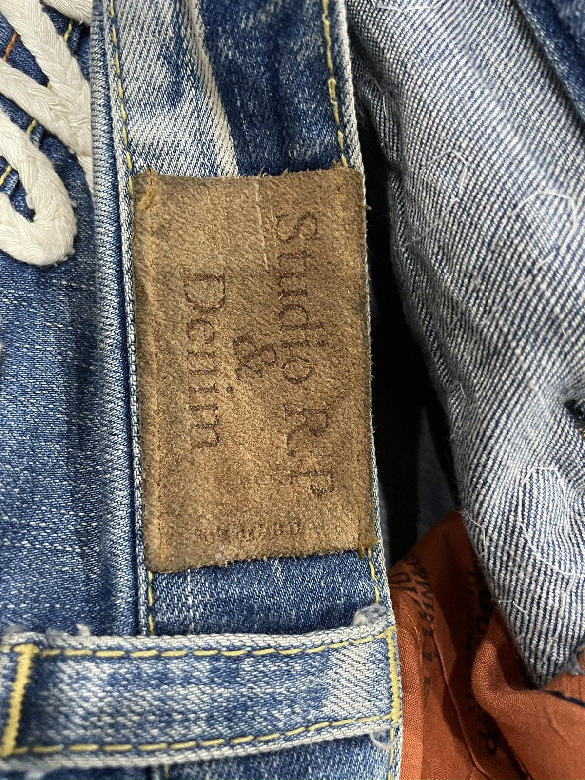 If Six Was Nine Flared Stonewash Jeans Size US 35 - 20 Thumbnail