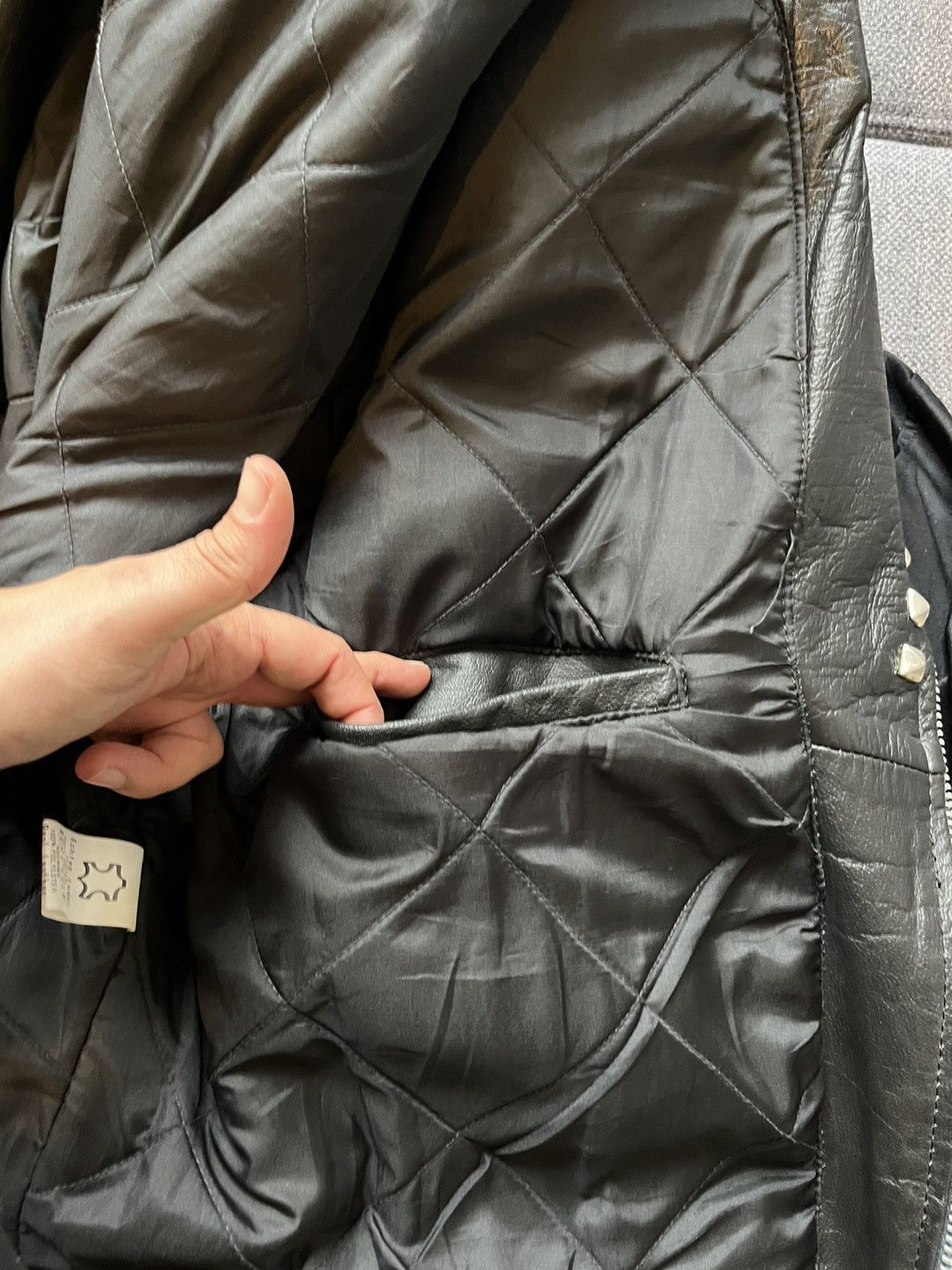 Japanese Brand Leather studded biker jacket punk rock Size US M / EU 48-50 / 2 - 10 Thumbnail