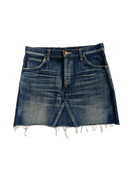 Lee Vintage Lee Denim Skirt Blue Denim Nice Style Size 33" - 1 Thumbnail