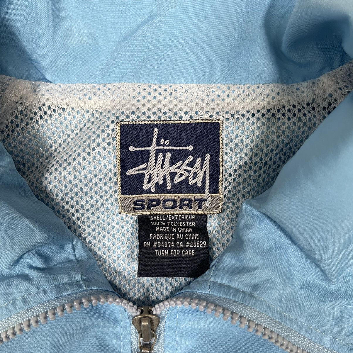 Stussy × Vintage STUSSY Vintage Y2K Side Tape Oversize Windbreaker Jacket Size US XL / EU 56 / 4 - 6 Thumbnail