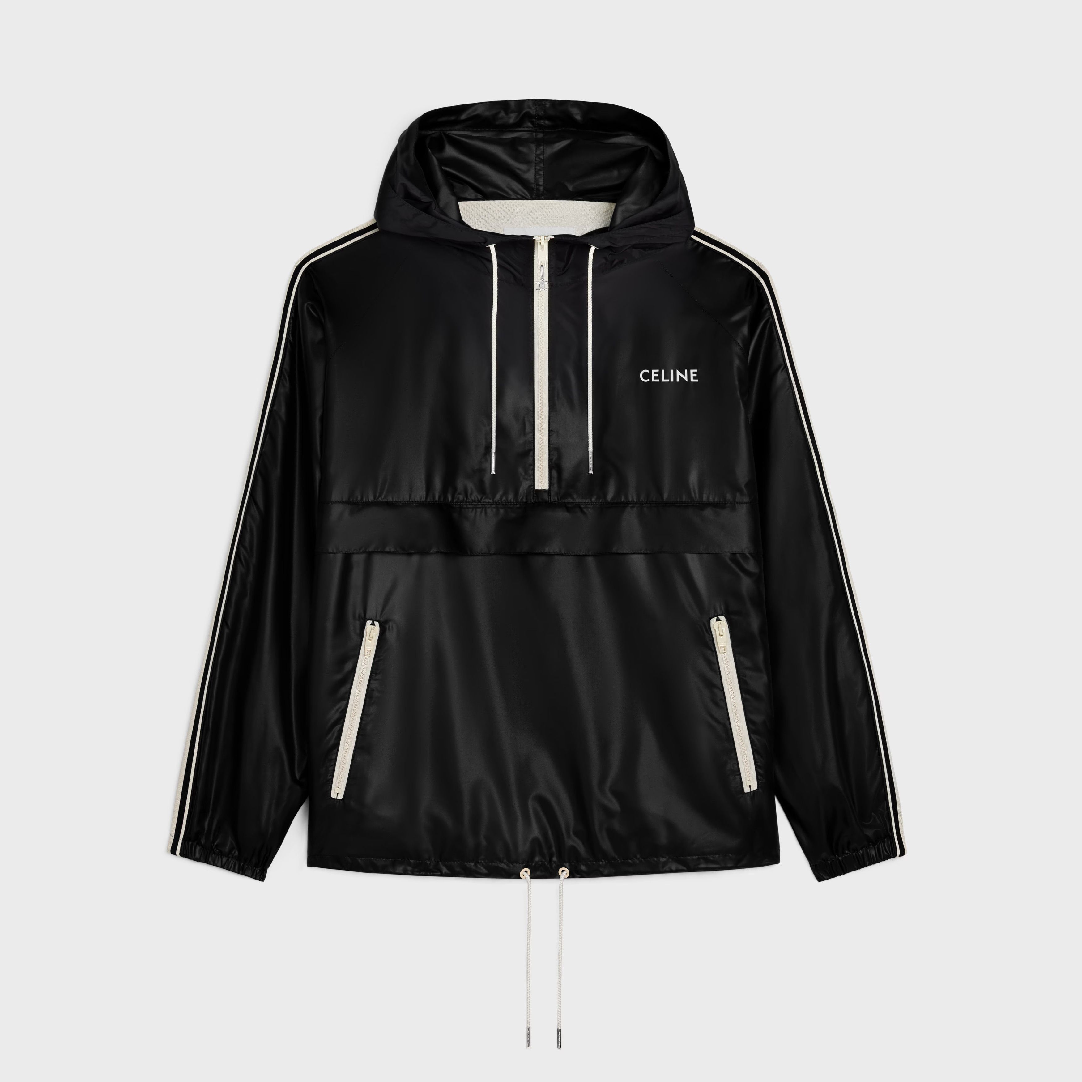 Celine o1bcso1str0925 2W81A052I Windbreaker Jacket in Black Size US S / EU 44-46 / 1 - 1 Thumbnail