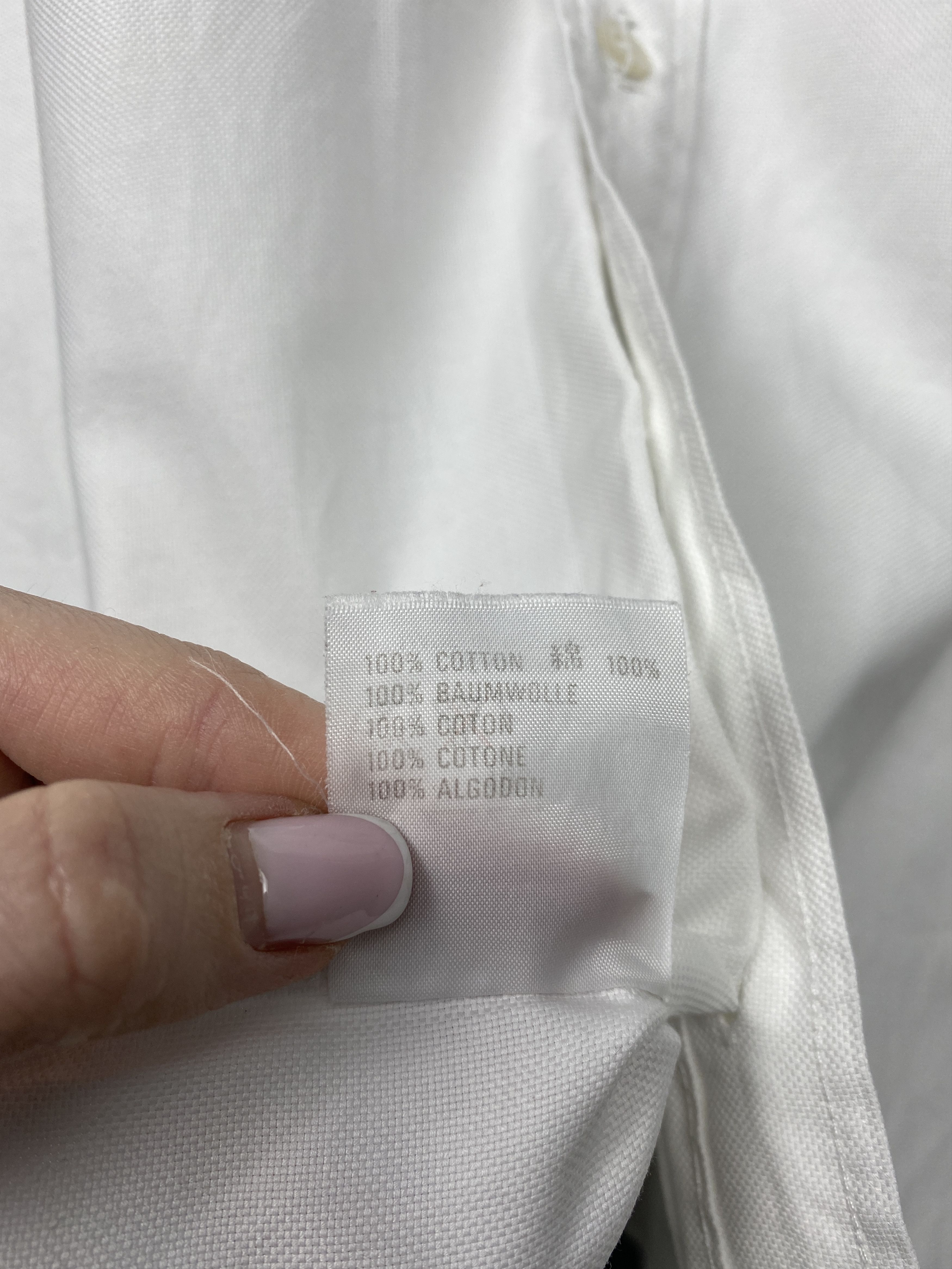 Aquascutum Aquascutum Vintage Mens White Long Sleeve Shirt on cufflinks Size US XL / EU 56 / 4 - 8 Thumbnail
