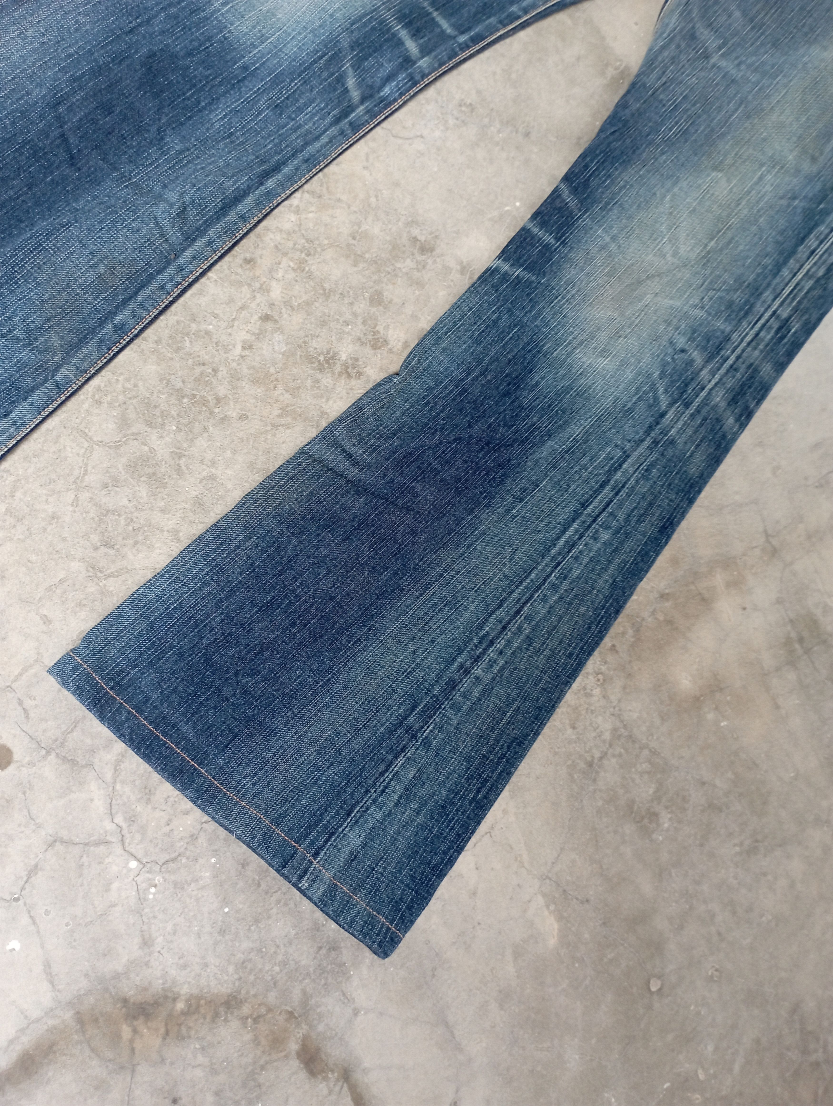 Edwin Flare Jeans Japan Edwin 503 Stone Wash Bootcut Jeans Size 29" - 3 Thumbnail