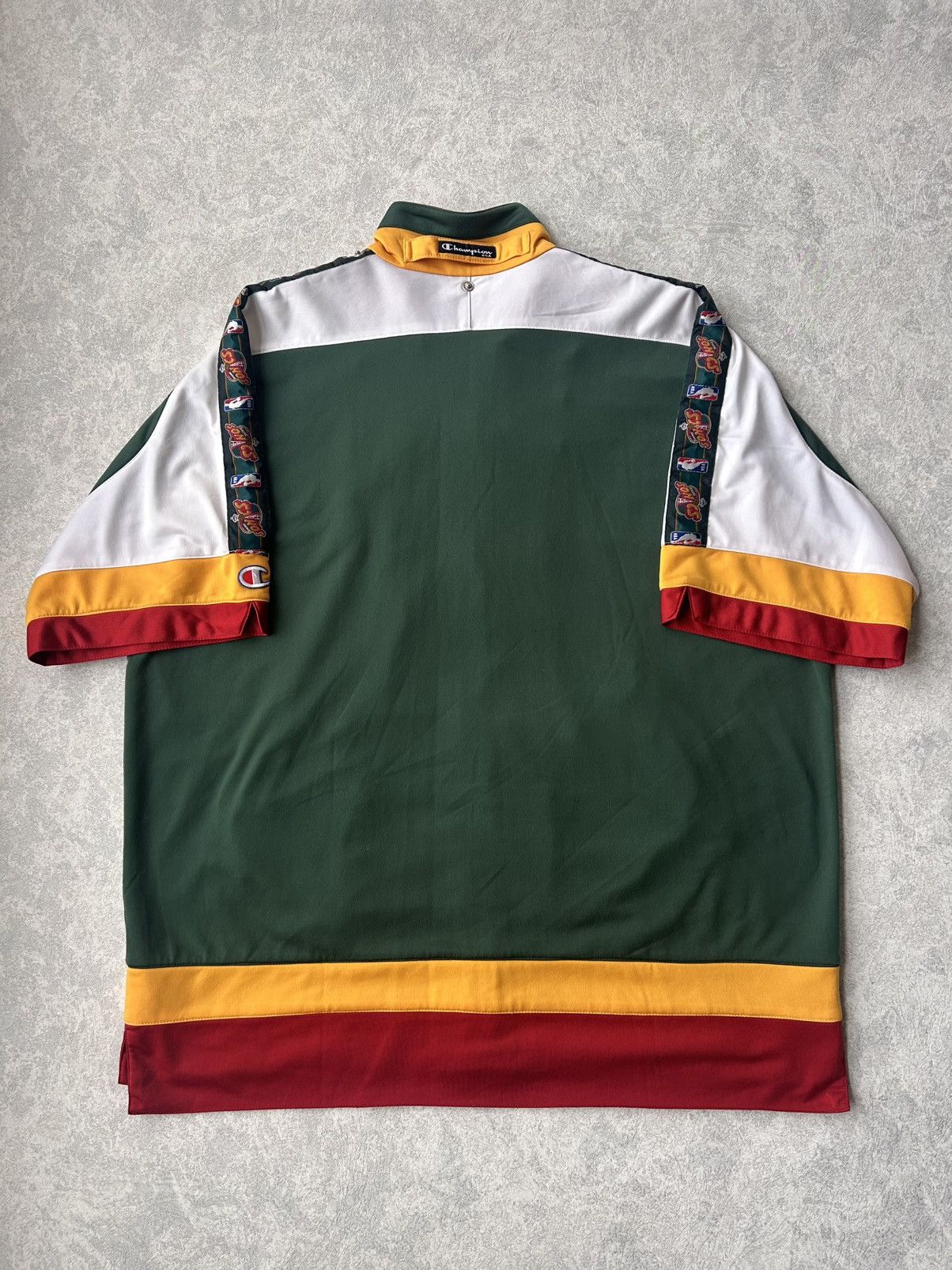 Champion Y2K 90s NBA Champion Seattle Supersonics Warm up Suit Size US XL / EU 56 / 4 - 11 Thumbnail
