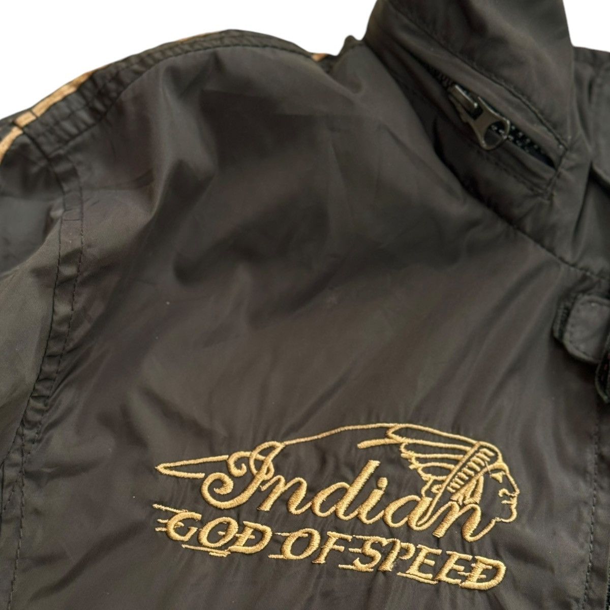 Indian Motorcycle Vintage Indian Motorcycle Bomber Bikers Jacket Size US L / EU 52-54 / 3 - 3 Thumbnail