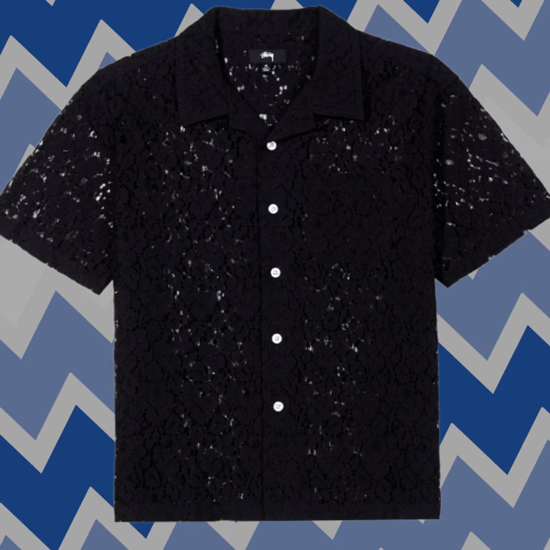 Stussy Lace Shirt | Grailed