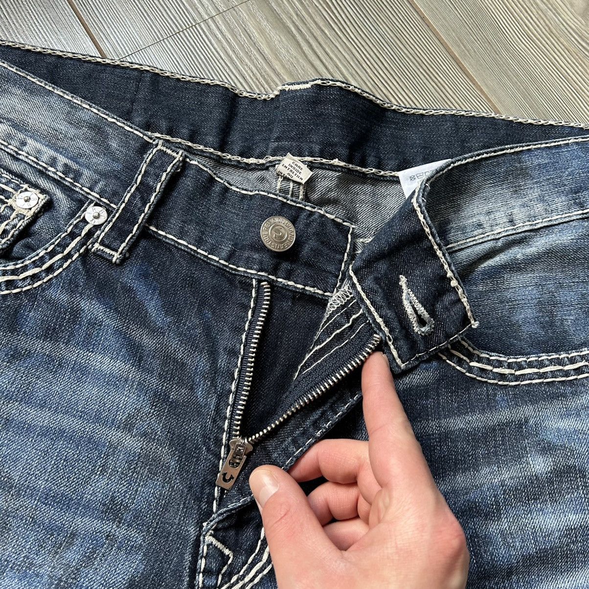 True Religion Y2K True Religion Acid Big T Jeans Size US 36 / EU 52 - 11 Thumbnail