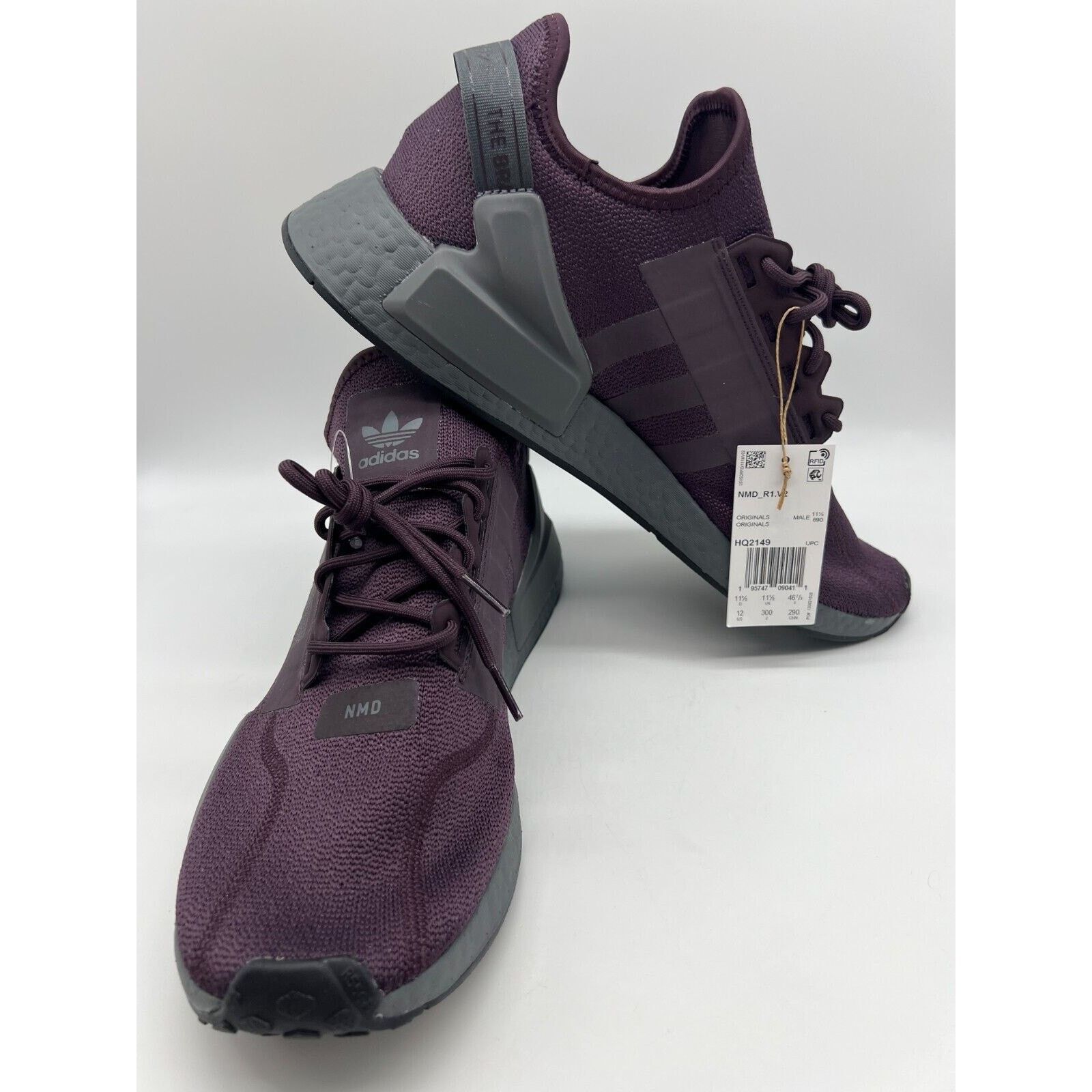 adidas NMD R1 V2 Originals Shadow Maroon Men's Shoes Size 12