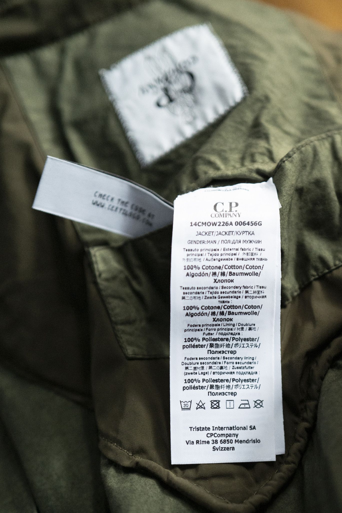 C.P. Company C.P. COMPANY ZIP JACKET SZ. L Size US L / EU 52-54 / 3 - 7 Thumbnail