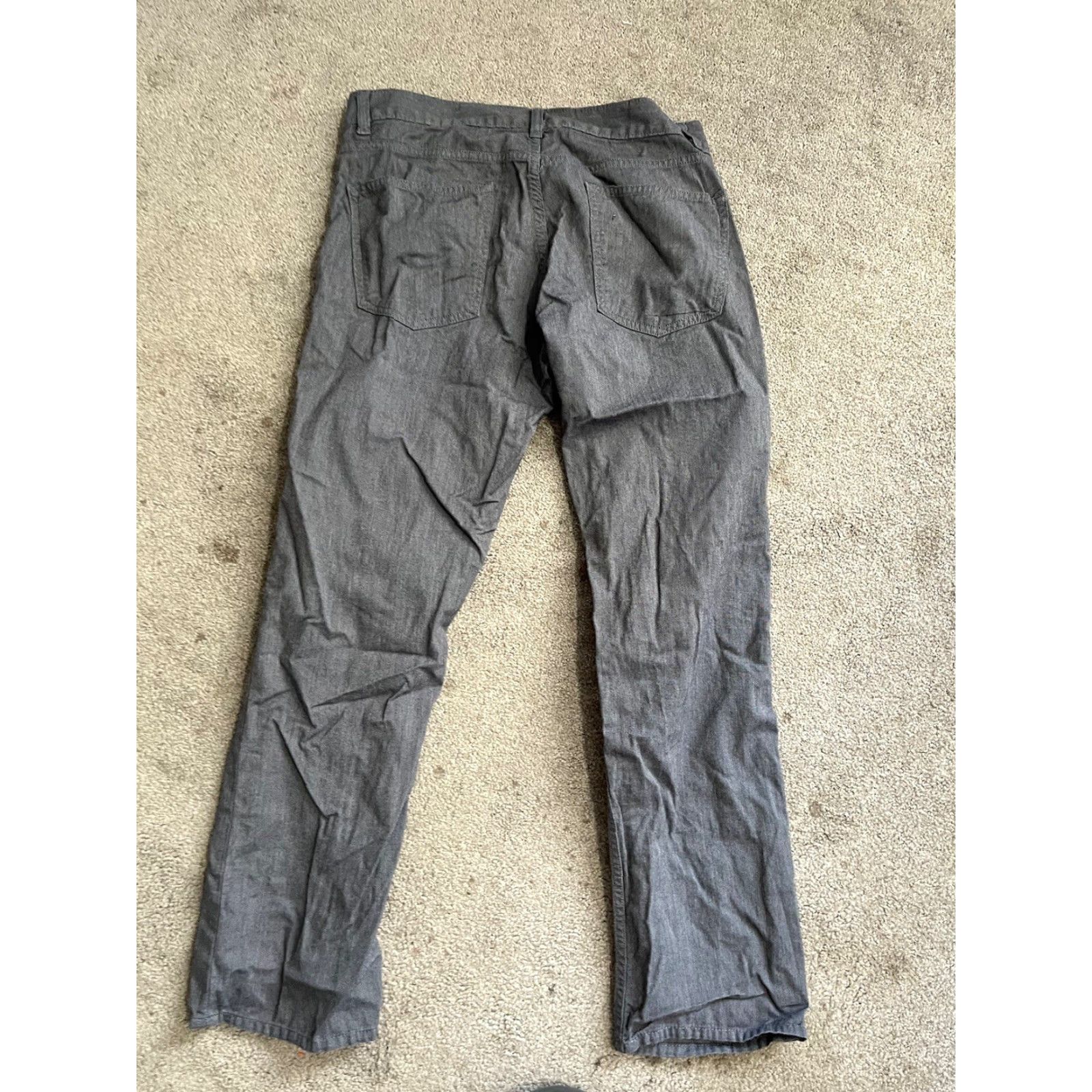 Theory Theory Mens Slim Fit Chino Pants Gray 32x28 Pants Men Slim Gray 32 28 Straight 5 Pocket Button Zip Shirt/ trousers? Size US 32 / EU 48 - 3 Thumbnail