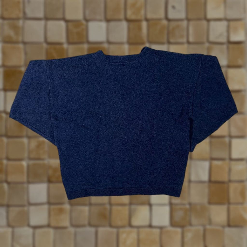 Vintage VINTAGE One Way “Grandma’s Rules” Embroidered Novelty Fleece Sweatshirt Medium Navy Blue Women’s/Men’s? Size US M / EU 48-50 / 2 - 1 Thumbnail