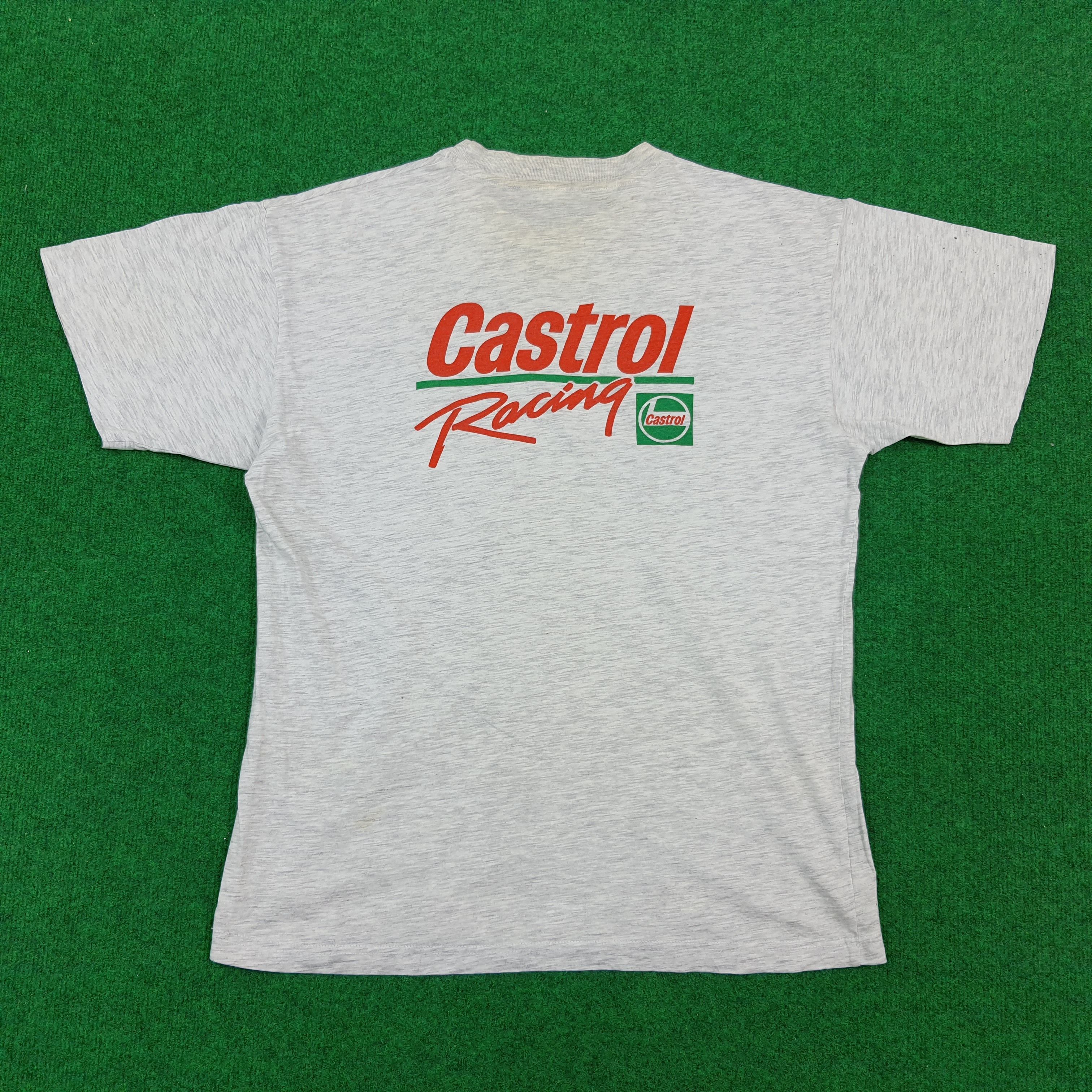 Vintage Vintage Castrol Racing Motorsports Lubricant Tshirt Size US L / EU 52-54 / 3 - 1 Thumbnail
