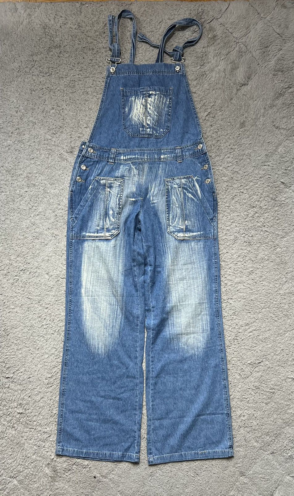 Vintage Unique Dungarees Chin Chan Jeans Denim Avant Garde Vintage Size US 32 / EU 48 - 2 Thumbnail