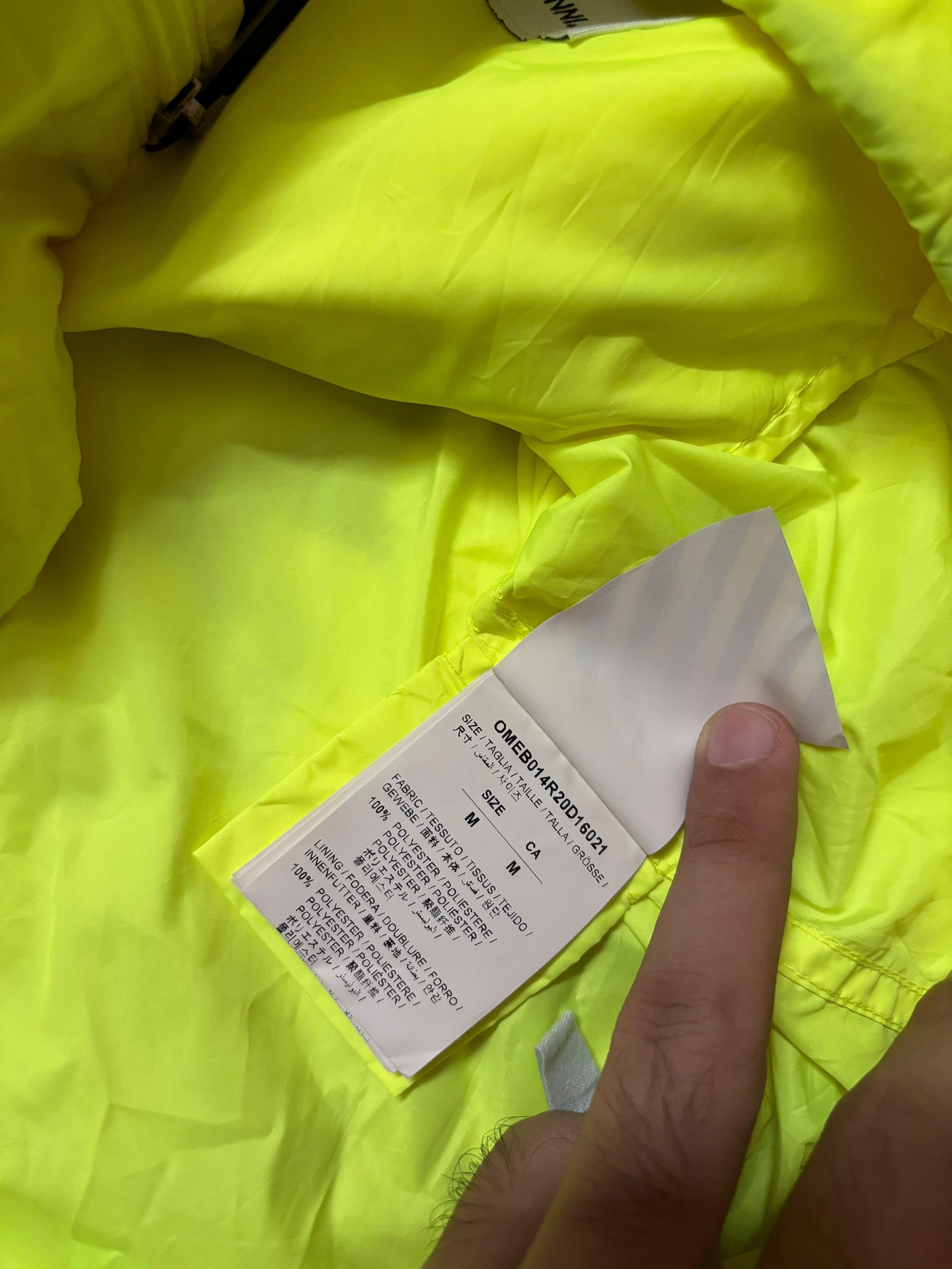 Off-White Off-White Windbreaker 'Neon Yellow' Size US XXL / EU 58 / 5 - 14 Thumbnail