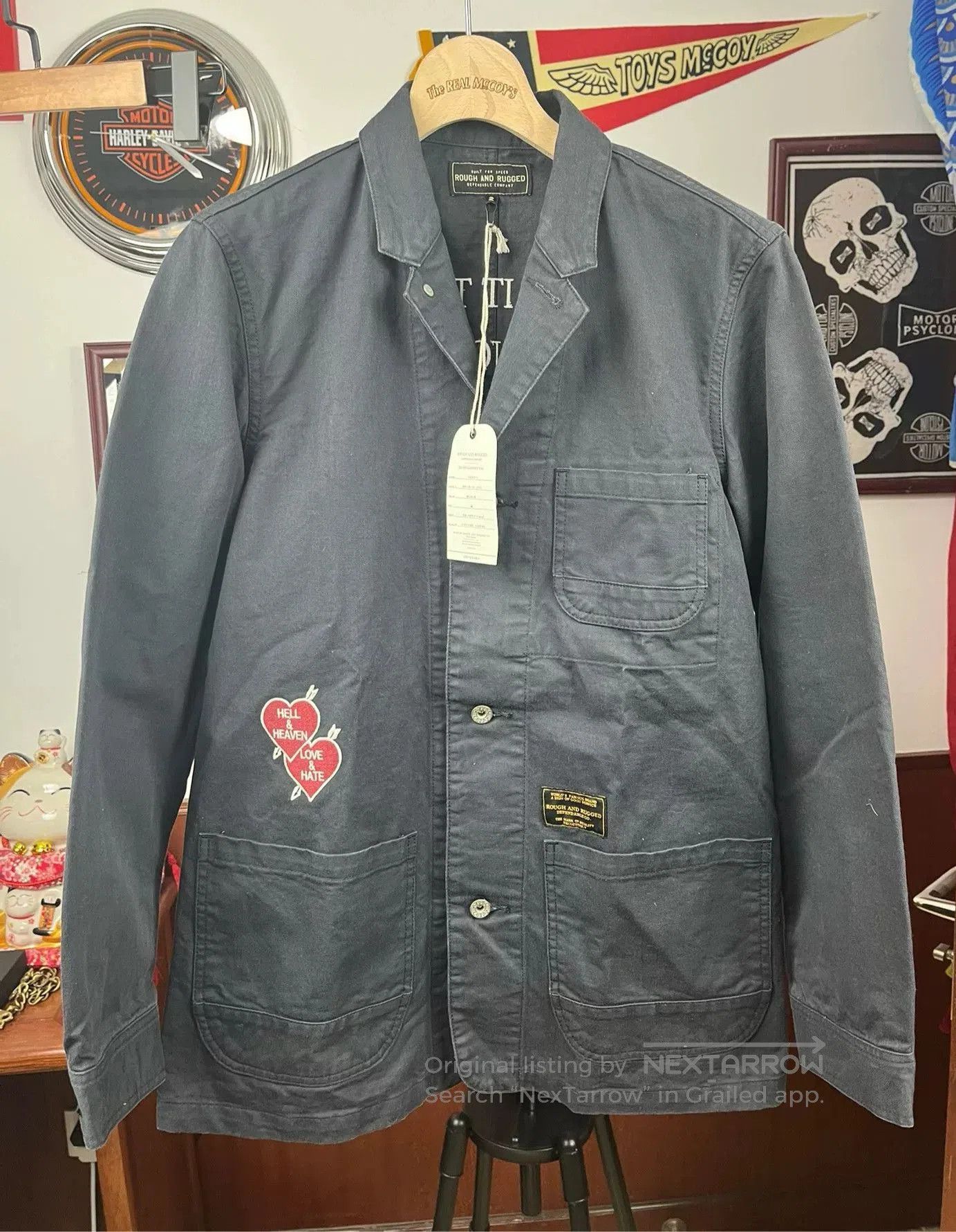 Rough & Tumble rough&rugged Embroidered Jacket. Size US M / EU 48-50 / 2 - 1 Thumbnail