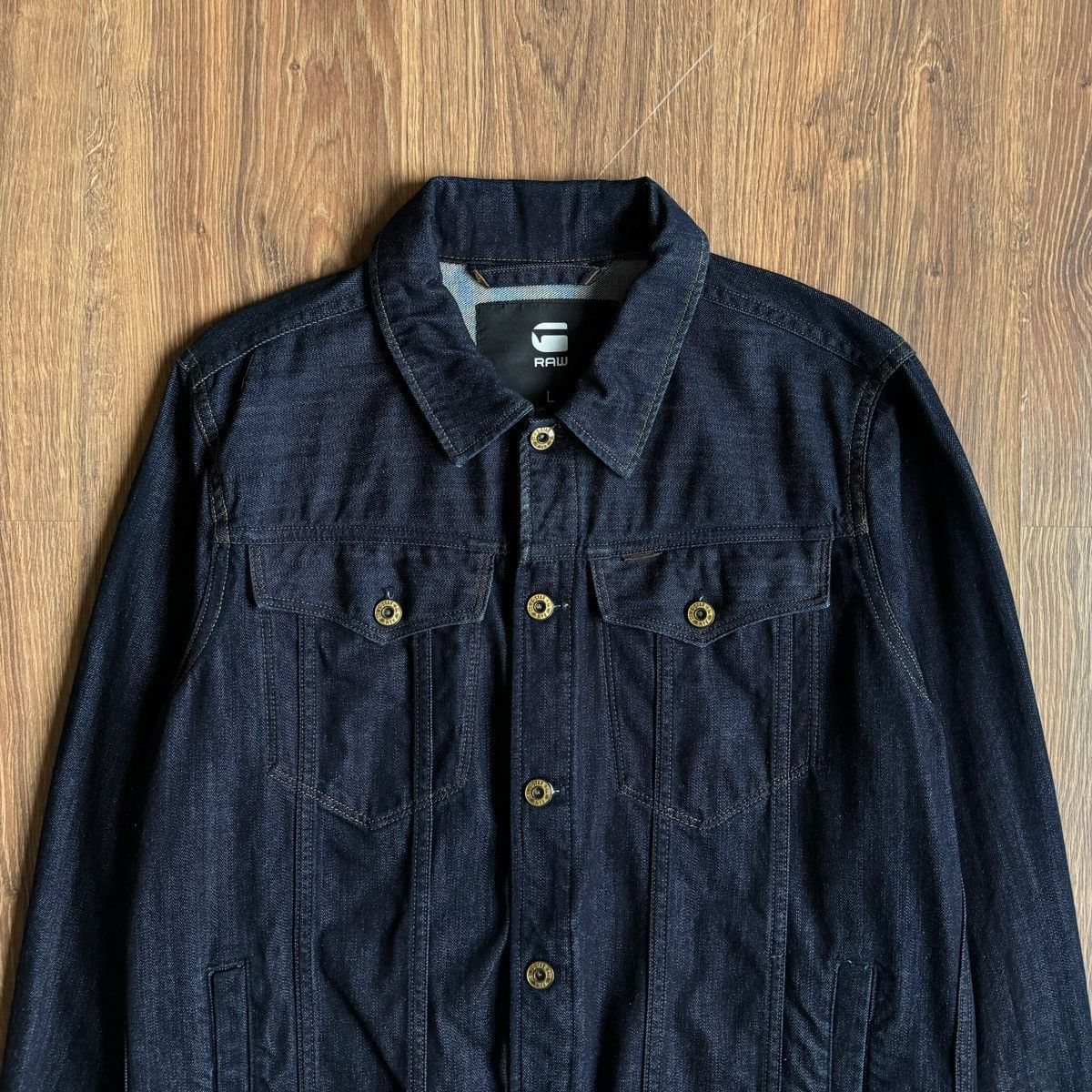 G-Star G-Star 3301 Deconstructed 3D Slim Jacket Raw Jeans Denim Size US L / EU 52-54 / 3 - 2 Thumbnail