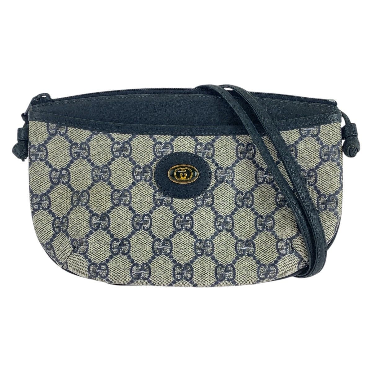 Gucci Gucci GG Supreme Canvas Shoulder Bag Canvas Shoulder Bag 90402020 in Grey, Women's