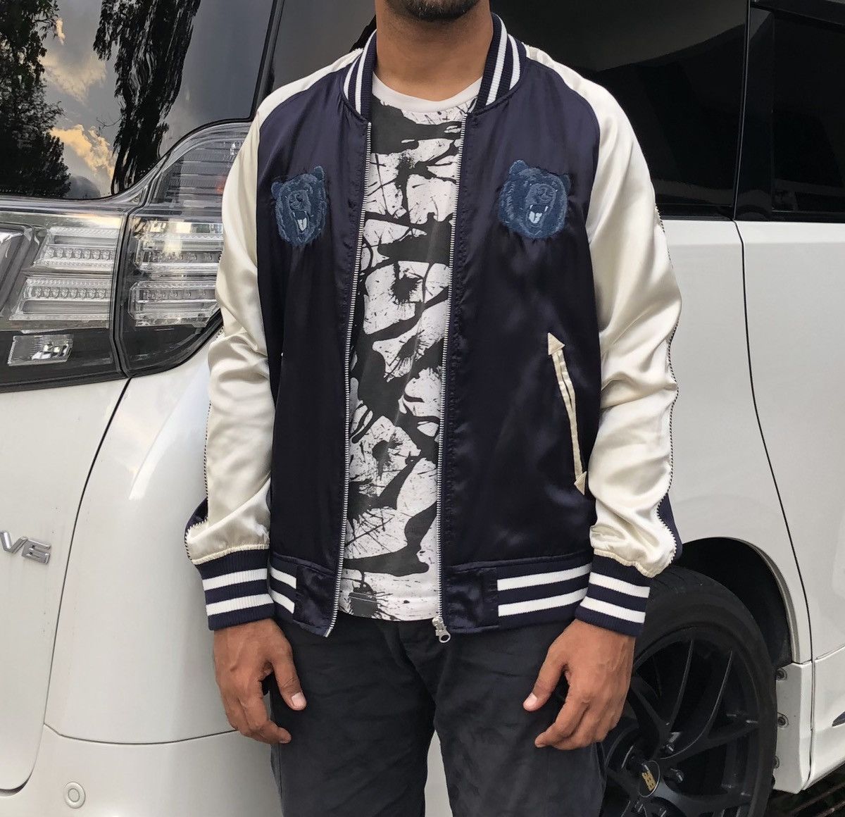 Japanese Brand Japanese Brand Coen Daily Clothing Sukajan Bomber Jacket Size US L / EU 52-54 / 3 - 9 Thumbnail