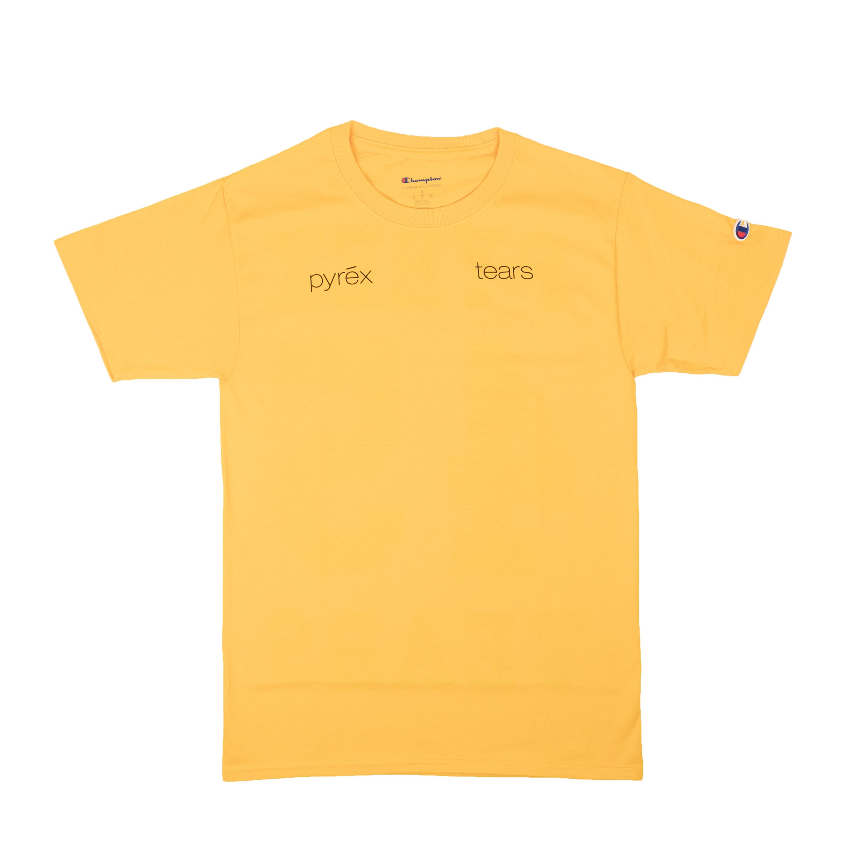 X Pyrex Yellow Short Sleeve T-Shirt Size XL