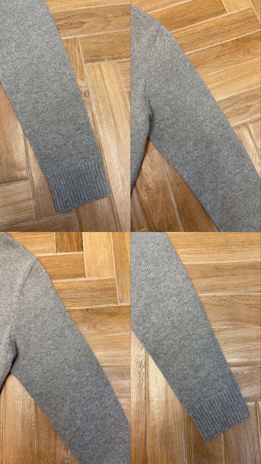 Ralph Lauren Purple Label Ralph Lauren Purple Label Cashmere Leather Cardigan Sweater Size US XL / EU 56 / 4 - 15 Thumbnail
