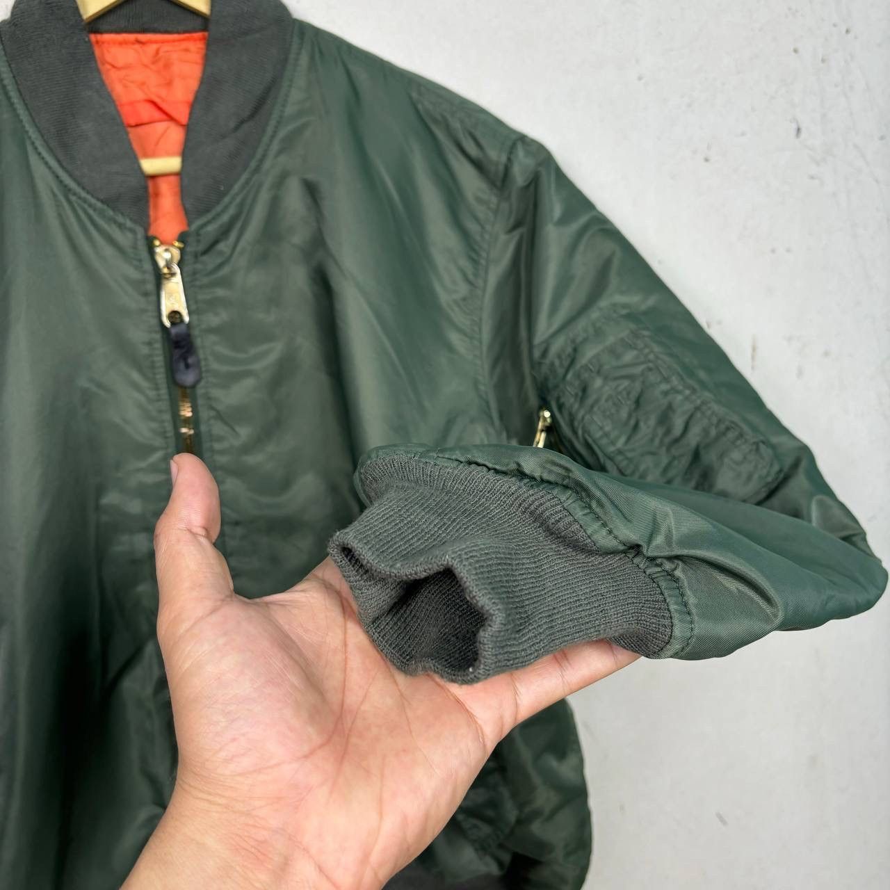 Other VTG MA-1 Flight Jacket Sage Green Bomber USAF Military Size US M / EU 48-50 / 2 - 6 Thumbnail
