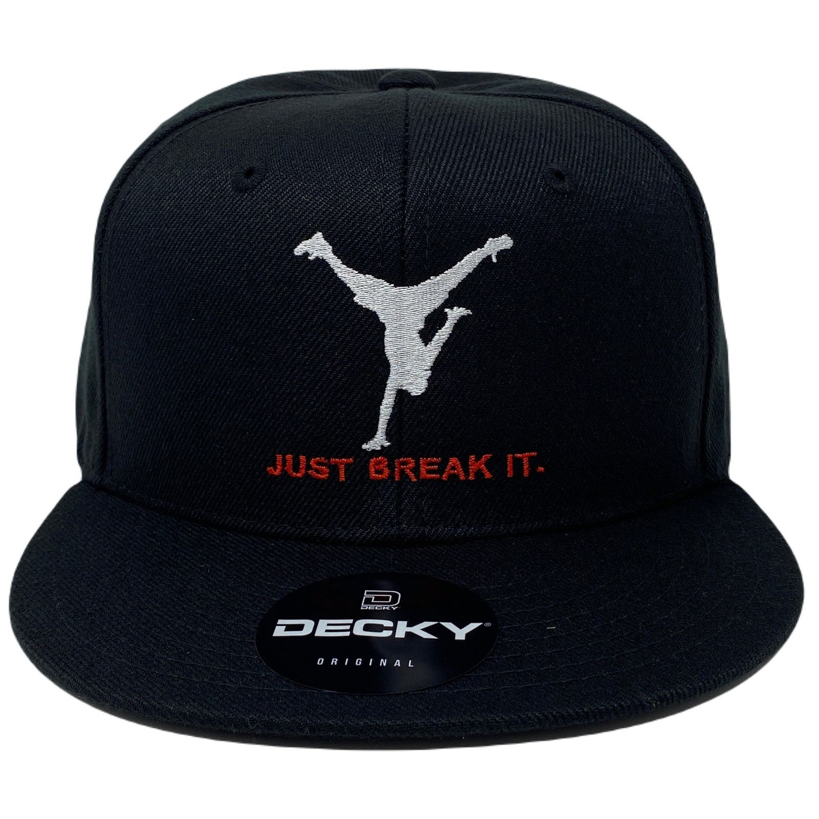 Other Breakdance Snapback Hat All Black Size ONE SIZE - 3 Thumbnail