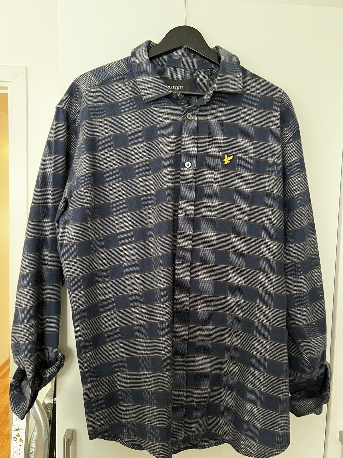 Lyle & Scott Blue Lyle & Scott Flannel Shirt with Chest Pocket Size US M / EU 48-50 / 2 - 1 Thumbnail