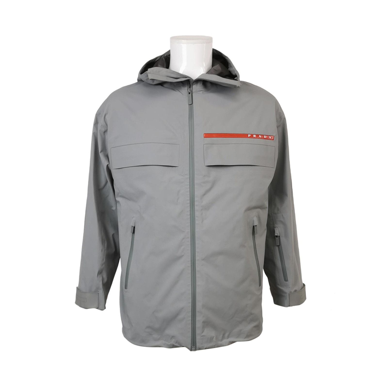 Prada Prada Logo Hooded Light Jacket Size XS Size US XS / EU 42 / 0 - 1 Thumbnail