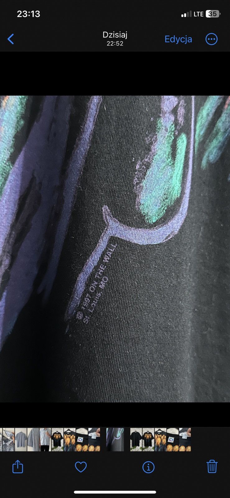 Liquid Blue Vintage liquid blue Edvard munch tshirt Size US XL / EU 56 / 4 - 6 Thumbnail