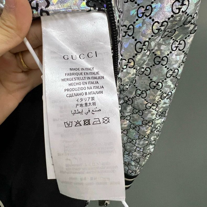 Gucci Gucci Silver full-print GG school uniform jacket Size US S / EU 44-46 / 1 - 4 Thumbnail
