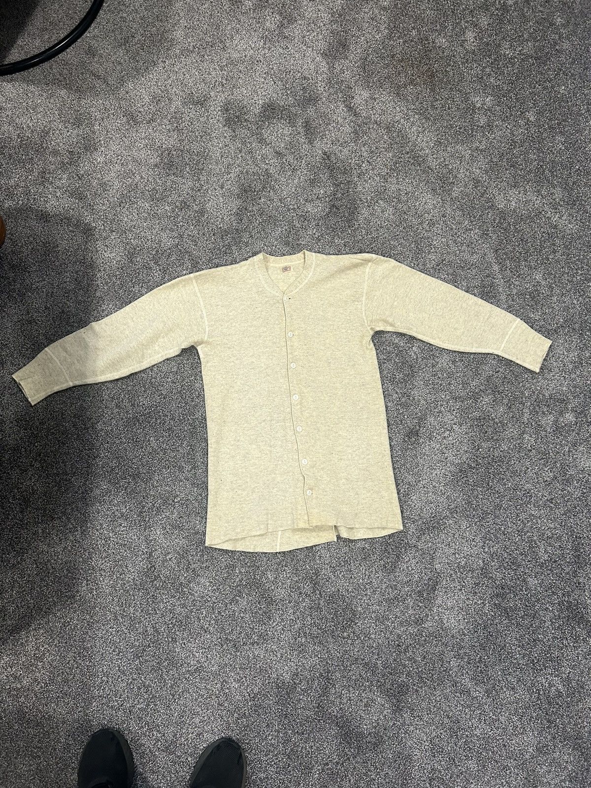 Vintage Vintage 50s Wool Sweater Size US M / EU 48-50 / 2 - 1 Thumbnail