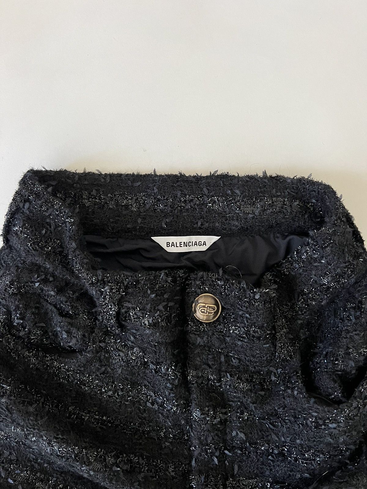 Balenciaga Balenciaga The Lost Tapes Tweed Baggy Trousers Size US 28 / EU 44 - 10 Thumbnail