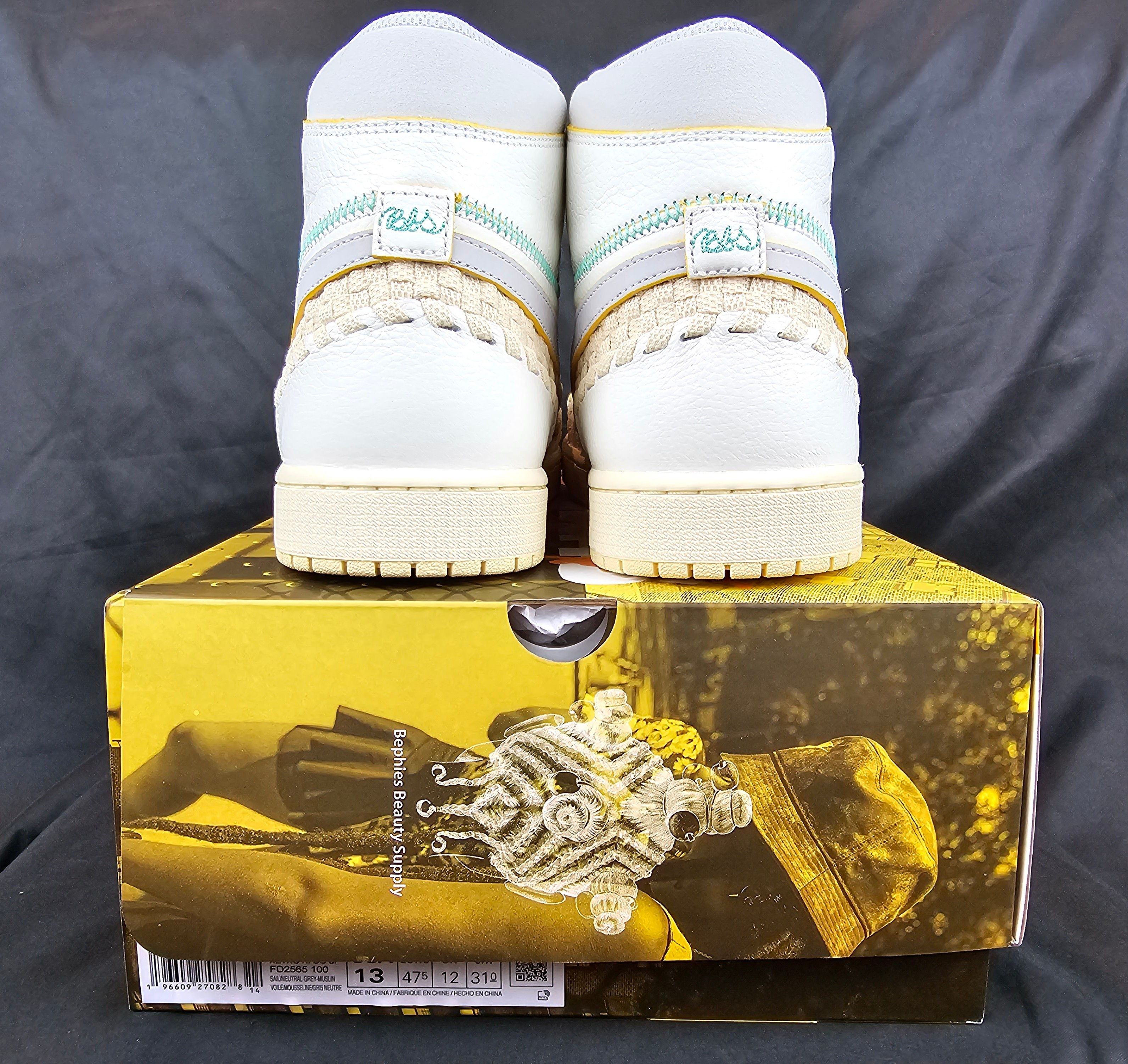 Jordan Brand Nike Jordan 1 Retro Hi OG SP Union LA Bephies Beauty Supply Size US 13 / EU 46 - 9 Thumbnail