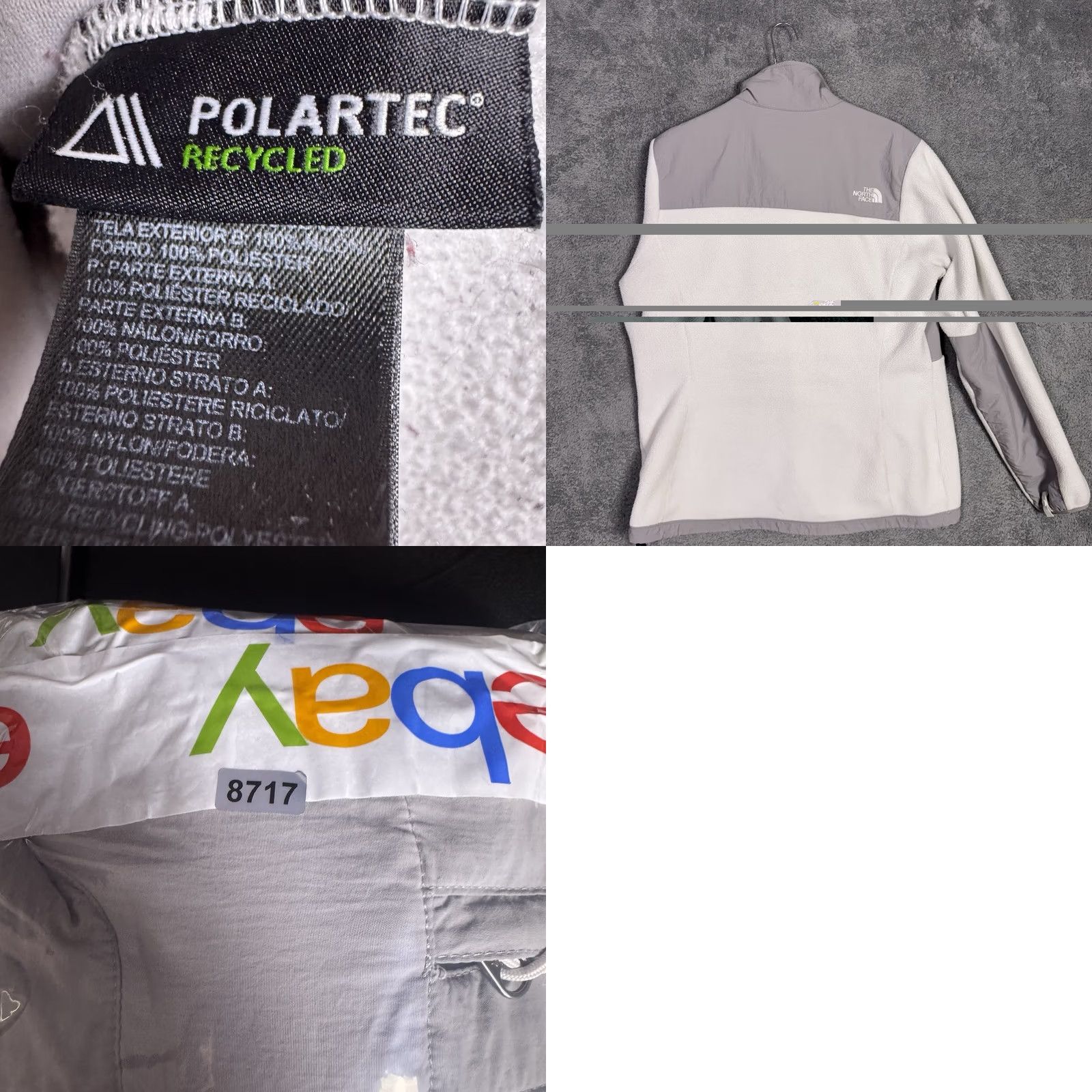 The North Face VINTAGE The North Face Denali Jacket Women L Polartec Fleece White Full Zip Y2K Size L / US 10 / IT 46 - 8 Thumbnail